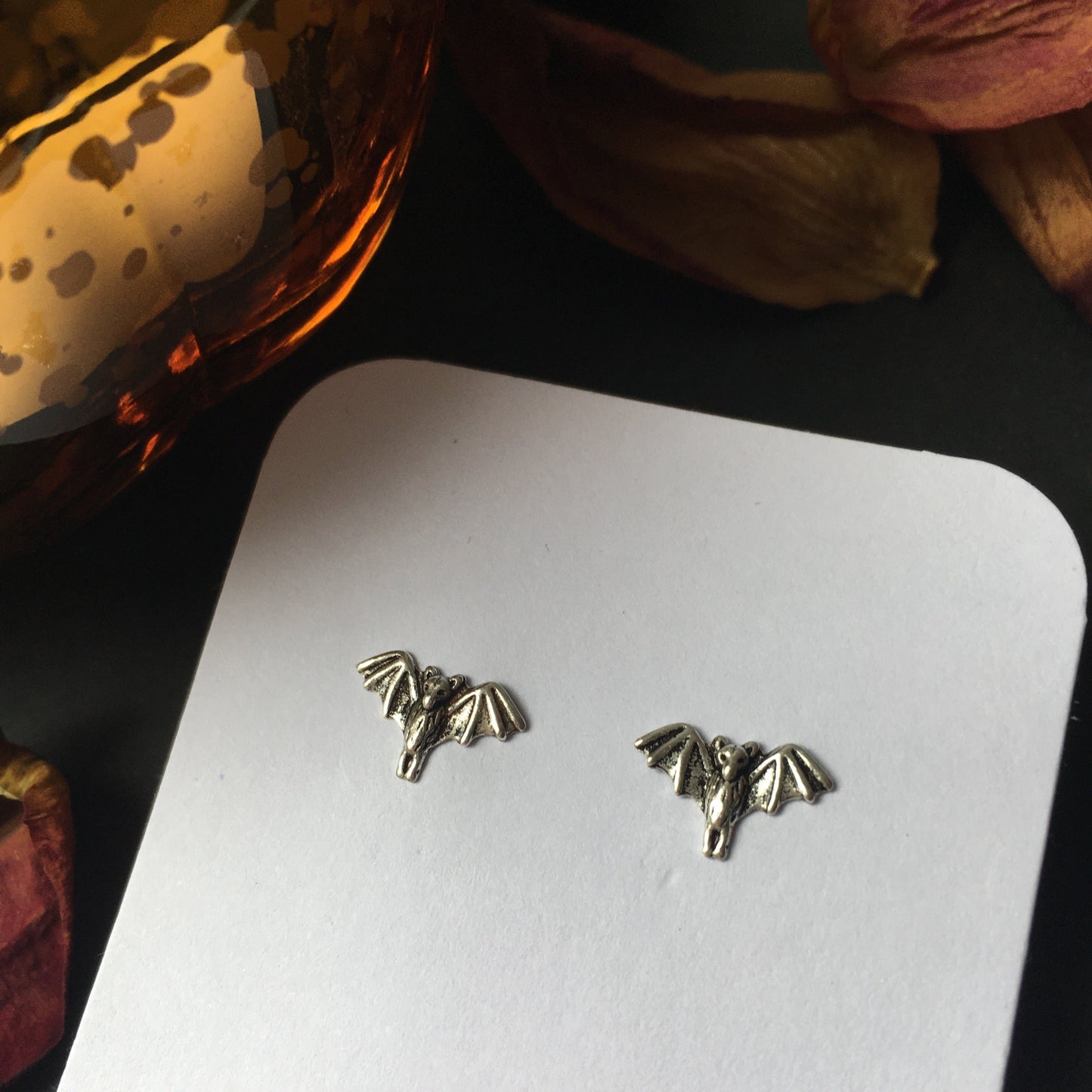 Bat Stud Earrings